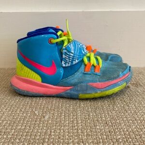 Kyrie bright neon basketball shoes